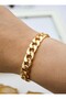 Thick Chain Bracelet - Gold Color -