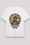 Halloween Unisex Printed White T-Shirt - Tshirt
