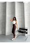 Women's High-Waisted Beliza Fabric Gathering Tights - Seamless Look Stretchy Sports and Casual Leggings - 5