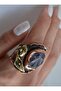 Special Design Ring with Amethyst Stone - - 4