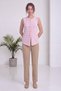 Women's Sleeveless Knitwear Vest with Button Detail on the Front, Stylish Design, Pink, Burgundy, Black - 5