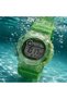 Sports Digital Men's Wristwatch, Green Silicone Band, Pool and Sea Use, Alarm, Stopwatch, Calendar, Stylish Gift Package - 3