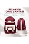 2471 Unisex School Backpack with Large Compartments, Ergonomic Support, Multiple Pockets, Daily and Travel Bag