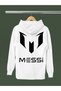 Lionel Messi Printed Cotton Long Sleeved 3-Yarn Hooded Sweatshirt