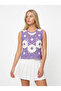Women's Crochet Standard Size Zero Sleeve Blouse