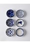 Reve bleu vista mini kase set - blue/white - 9 cm - 7