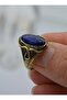 Lapis Lazuli Stone Ring - Multicolor - - 2