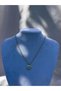 Zircon Single Stone Necklace Stainless Steel - 3