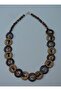 Real Bone Ethnic Tibetan Design Necklace - Brown - - 5