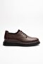 100% Genuine Leather Brown Casual Comfortable Elastic Classic Men's Shoes Luass30Al0058 - 2