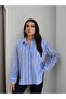 Stone Printed Striped Shirt - 4