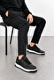 Kairo Men's Casual Leather Sneakers – Comfortable and Timeless Design Black-White - 3