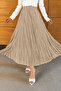 Women's Flowy Modal Fabric Long Crinkled Skirt - 4