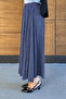 Women's Flowy Modal Fabric Long Crinkled Skirt - 7