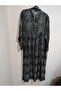 Superior Quality, 100% Lycra-Free Cotton Fabric, Front with Half Buttons, A-Style, Layered Long Dress - 5