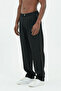 Plus Size Side Stripe Men's Black Baggy Pants S-12Xl