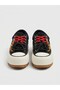 26K366-1 Genuine Leather Accessory-Detail Platform Sole Fleece Sneaker for Women - 3