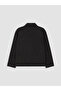 Özmarka New Season Black Gabardine Boys' Shirt - 3