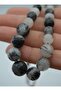 Alacataş Natural Stone (Social) Necklace - Gray - - 4