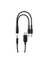 H16 Gaming Wired Headset with 50mm Hi-Fi Drivers, Omnidirectional Microphone, RGB Lighting, Self-Adjusting Ergonomic Headband & 2m Dual-Interface Cable - 4