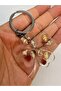 Epoxy Shell Star Stone Lucky Ladybird Keychain