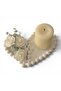 Bubble Desktop Plastic Interlocking Heart Organizer Figurine – Decorative Item for Desktop 14 - 17 cm