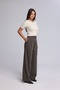High Waist Wide Leg Trousers Brown - 2