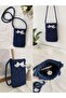 Handmade 3 Different Color Options Macrame Rope Phone Bag - 2