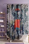 Green Elephant Patterned Bathroom Curtain, Shower Curtain, Bathtub Curtain 175X200Cm - 2
