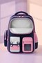 Children's School Bag with 9 Compartments, Spine Support, and Toy Gift - 5