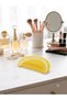 10 cm Bone Hair Comb with Lemon Figure Detail - Mini Bag Comb