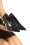 Women's Pointed Toe 8 cm New Trend Heeled Closed Stiletto Full Mold Classic Heeled Shoes - 2