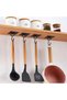 5 Pieces of Black Strong Adhesive Wall Hangers That Stick to the Wall - 5-Piece Set, No Drilling Required, Bathroom, Kitchen, Room Clothing Hanger - 4