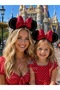 Premium Luxury Design Minnie Shiny Fluffy Red Satin Bow Black Velvet Eared Party Crown Women's Children's Tiara - 2