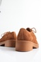 Tan Lace-Up Loafers 20467 - 3