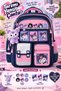 Children's School Bag with 9 Compartments, Spine Support, and Toy Gift
