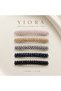 Premium Series Round Shaped Crystal Stone Automatic Hair Clip – Premium Shiny and Strong Hold 8cm - 2