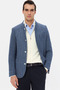 Slim Fit indigo dobby fabric jacket