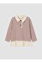 Esvab • Modern & Distinctive Devrik Roba Collar Striped Girls' Suit - 3