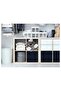 Square Toy Box Organizer with Handles Width: 33 cm Height: 33 cm Storage Organization Box Black Box - 8