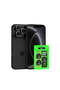 Apple iPhone 18 Pro/Pro Max Compatible Camera Lens Protector Does Not Block Vision, Provides Hd Clarity - Black