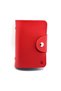 Holders for Men & Women Soft Leather Bank Card Case Slim Pocket Wallet ID Card Organiser Business Card Case Purse with 24 Durable Plastic Insert Sleeves (Red) - 4