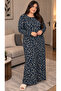 Women's Dress - Comfortable Fit - Plus Size - Patterned - Oversized - Viscose - 2