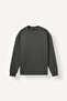 Boxy Fit Crew Neck Printed Sweatshirt (26 Au)