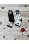Nice Smile Patterned College Socks 4-Piece Pack 4 Pairs