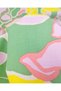Floral Patterned Lightweight Flexible Cotton Poplin-Like Woven Fabric in Green Pink Yellow Colors Shirt Fabric & E - 4