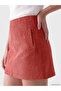 Beli Zippered Corduroy Mini Skirt - 3