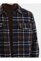 Timeless Clothing & Timeless Choices Standard Fit Checkered Embroidered Wool Blend Men's Lumberjack Shirt - 3