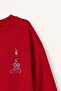 100% Cotton Oversized Crew Neck Printed Long Sleeve Red T-Shirt Baby Boy I0137A526Au - 5