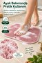 Silicone Foot Washing and Back Cleaning Mat with Suction Cups Shower Bath Massage Pad - 2